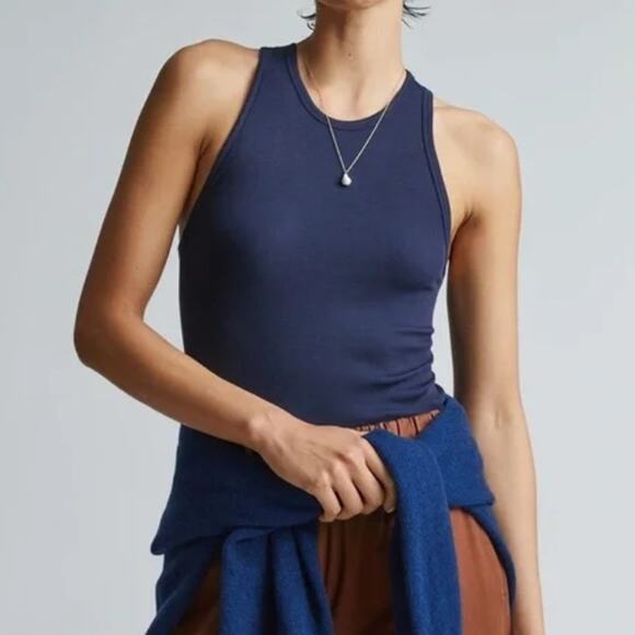 Everlane Ribbed Racerback Tank Medium - Picture 1 of 11